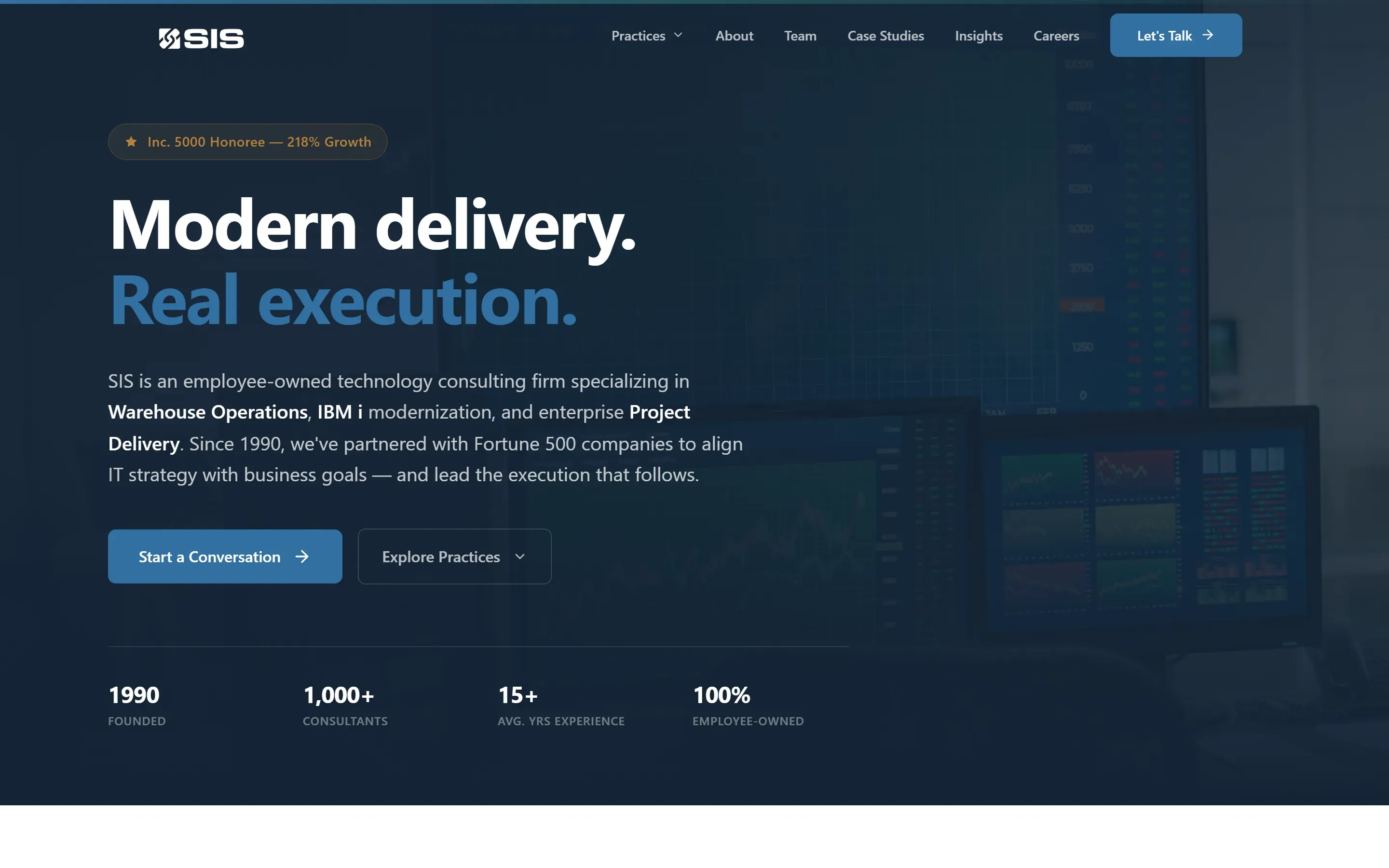 Systems Integration Specialists — website screenshot