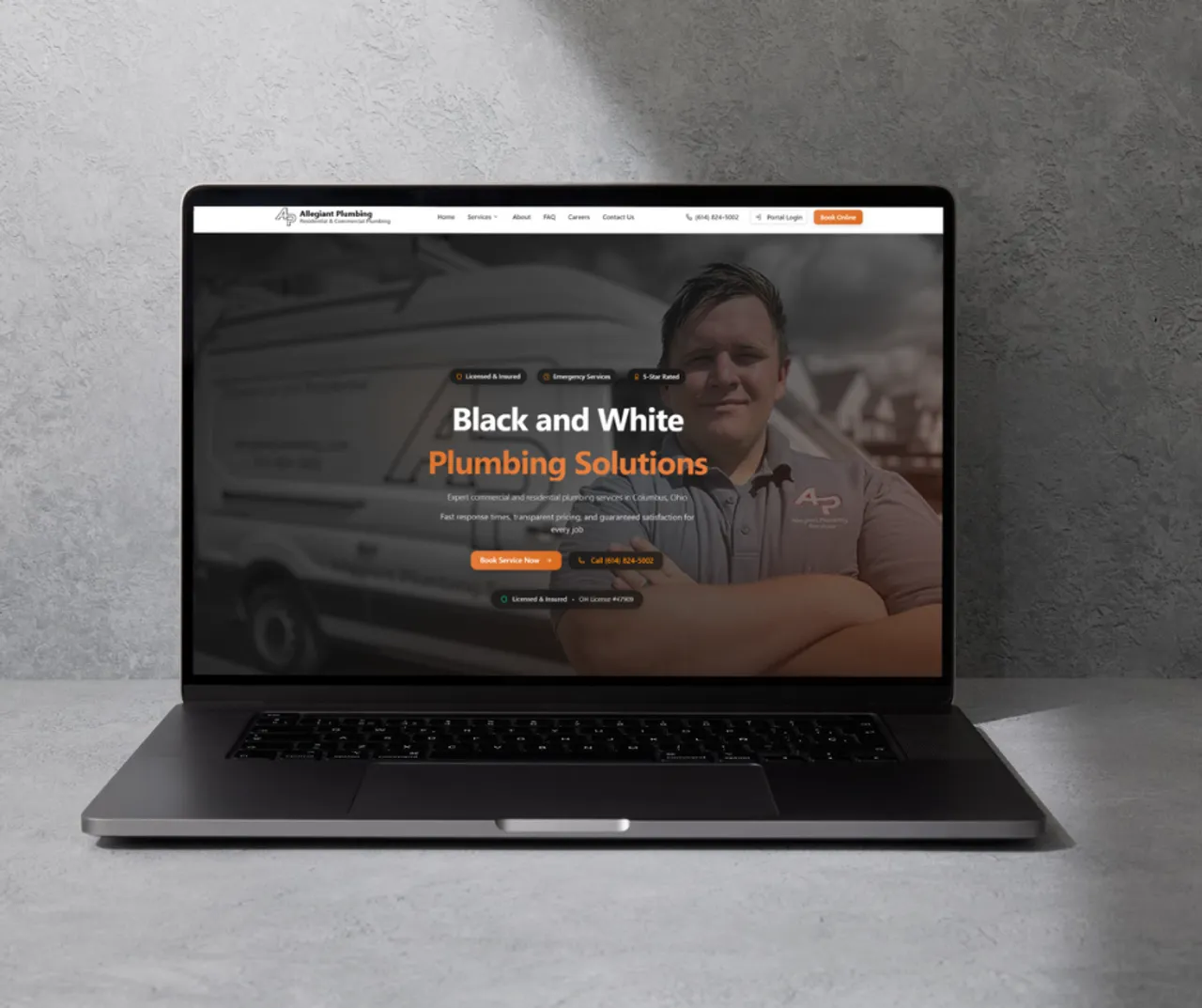 Modern, clean and professional design for Home Services