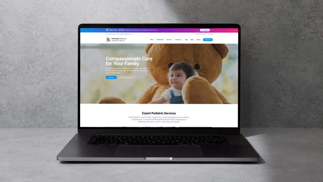 Olentangy Pediatrics - Pediatrics project showcase
