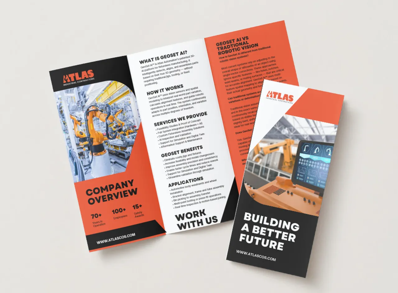 Professional brochures and flyers design showcase